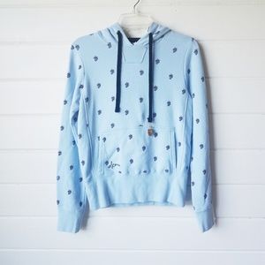 Nwt Volcom blue skull design sweatshirt S